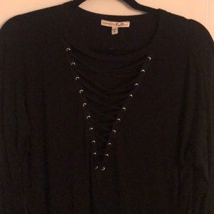Express Lace Up Top